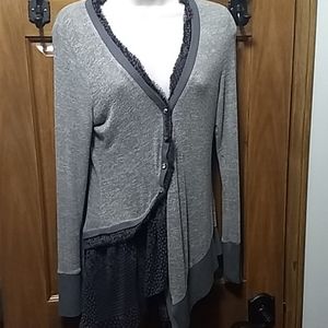 Gimmick by BKE cardigan sweater Unique!